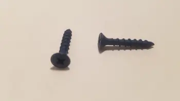 Phillips Flat Head Concrete Screw Steel 1/4x3 3/4 ZB Requires 3/16 Drill Bit