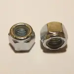 Nylock Lock Nut Grade A 4-40 Zinc Clear