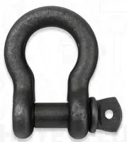 Screw Pin Shackle Steel 1045 3/16 Plain