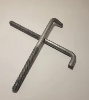 Bent Anchor Bolt (concrete foundation) 5/8-11x8 HDG