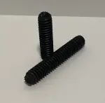 Socket Set Screw Knurled Cup Point Alloy Steel 5/8-11x1 Black Oxide